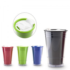 Mug Plastico Doble Pared Walsh 16 oz MU-115